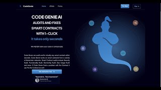 Code Genie fixing smart contract bugs [upl. by Etakyram68]