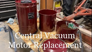 Central Vacuum Motor Replacement Step by Step [upl. by Grory445]