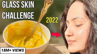 7 DAYS Glass Skin CHALLENGE  Promising a Flawless Glowing Glass Skin in 7 Days  100 Results💕 [upl. by Helsie301]