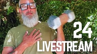 LiVESTREAM 24 fitness new camera snapchat story patreon sewing machine sleeping [upl. by Schuh]