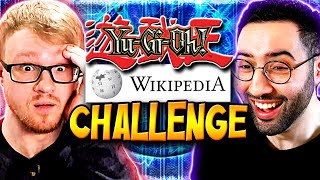 We Played A RANDOMIZER YuGiOh Duel Using Wikipedia feat Dzeeff [upl. by Haodnanehs]