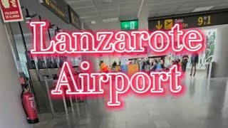 Lanzarote Airport Departures walkthrough on busy day [upl. by Anival]