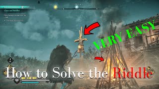 How to Solve the Riddle Clues and Riddles  Assassins Creed Valhalla  Clues and Riddles [upl. by Roddy]