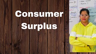 Consumer surplus  Deepti Mahajan [upl. by Pega]