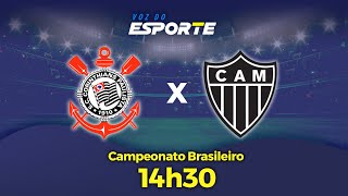 CORINTHIANS X ATLÉTICOMG  AO VIVO  BRASILEIRÃO  14042024 [upl. by Cerf]