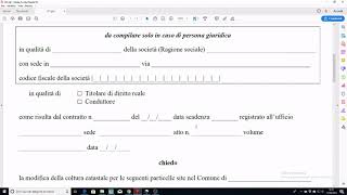 TUTORIAL CATASTO  variazione di coltura al catasto terreni con modello 26 mod 26 [upl. by Shult]