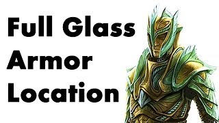 Skyrim How To Find Glass Armor Location Guide [upl. by Morentz121]