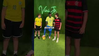 ⚽ Vini Júnior haciéndose pasar por una estatua 🤯😅  fútbol 91 [upl. by Poree]