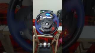 Thrustmaster t150 Pro Force Feedback Test [upl. by Eimrej891]