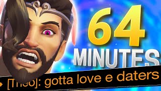 64 minutes of insane Pocketed Hanzo gameplay  Overwatch 2 [upl. by Ahsil575]