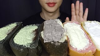 ASMR  MUKBANG  SUB  🍞 크림 대잔치 🍞 연세우유 크림빵 먹방  CREAM BREAD  Korean Convenience Store Dessert [upl. by Viehmann726]