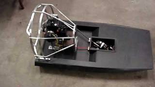 First run RC Airboat quotVelocityquot [upl. by Bab]