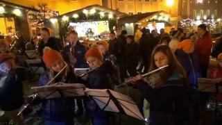 Grafenau Bayer Wald JugendBlaskapelle Schlag spielt traditionelle Weihnachtslieder [upl. by Kentiggerma719]