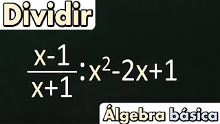 Cómo dividir en álgebra [upl. by Nyvar]