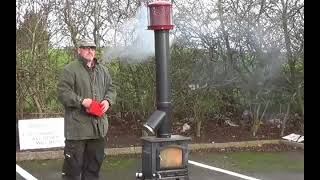 Live Demonstration of the Chimney Fire Extinguisher ChimFireStop [upl. by Melc843]