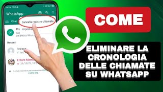 Come eliminare definitivamente la cronologia chat di WhatsApp 2023 [upl. by Wandis]