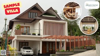 Kairali Peace Manor Sample Villa 4 BHK Unit  16 3 amp 4 BHK Villas Near Lulu Mall Kottayam [upl. by Melita1]