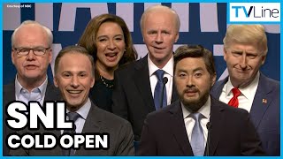 SNL Cold Open Cameos  Dana Carvey Jim Gaffigan Andy Samberg [upl. by Etiuqram936]