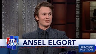 Ansel Elgort Loves His Names Anagram Legal Stoner [upl. by Elleivad]