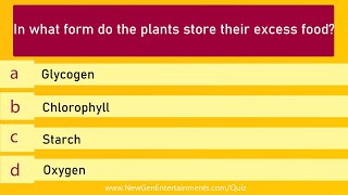 Botany Quiz  25 Questions and Answers for All Competitive Exams  General Science MCQ  Biology 🌵☘ [upl. by Auqeenahs]