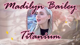 Madilyn Bailey  quotTitaniumquot Lyrics Angelic Voice Edition  Showroom Partners Ent MadilynBailey [upl. by Daitzman]