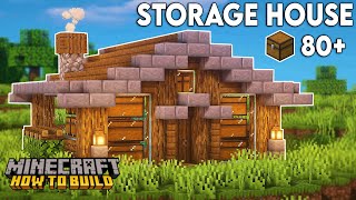 Minecraft How to Build a Storage House [upl. by Edieh]