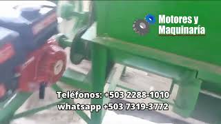 MEZCLADORA DE CONCENTRADO 2 QUINTALES CON MOTOR GASOLINA 🔥💯 elsalvador agriculture farming [upl. by Ronel225]