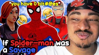 If Spiderman was a Savage Reaction [upl. by Ahsemot]