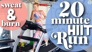 20 Min Interval Treadmill Workout HIIT Run to Burn Calories amp Boost Metabolism [upl. by Edith]