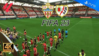 FIFA 23  PS5 4K  UD Almería vs Rayo Vallecano  LaLiga EA Sports  Jornada 1 [upl. by Ybrik3]