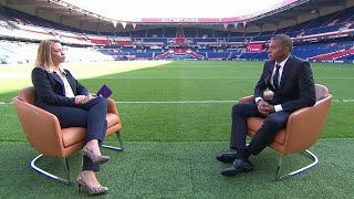 Première interview télé de Mbappé au PSG [upl. by Lyns]