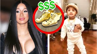 MOST EXPENSIVE Things Bought For Cardi Bs Kid [upl. by Euqinahs]