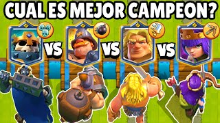 CUAL CAMPEÓN ES EL MEJOR  OLIMPIADAS de CAMPEONES  NUEVO GRAN MINERO  CLASH ROYALE [upl. by Imuya170]