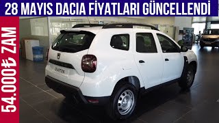 28 Mayıs 2022 Dacia Fiyat Listesi Güncellendi Bu Ay 2 Kez Zam Gördü [upl. by Eustasius]