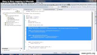 Hibernate Tutorial part 13  Many to Many mapping in detail [upl. by Idas]