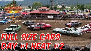 Salmon Arm Derby 20 2024 Day 1 Heat 2 Full Size Cars [upl. by Hornstein]