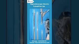 Sigmoidoscope Electric TubeampPilot Set Gynecology Proctoscope Anoscope Surgical Instruments [upl. by Tarsuss1]