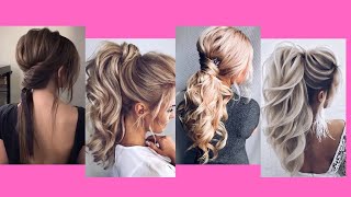 IDEAS DE PEINADOS MODERNOS CON COLETA💕MODERN HAIRSTYLES IDEAS💥 PEINADOS ELEGANTES Y CON ESTILO [upl. by Meeker]