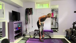 Triceps Kickbacks with Resistance Bands [upl. by Atilef58]