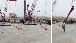 WATCH VIDEO Austin construction workers run for their lives as massive crane collapses [upl. by Bullivant]