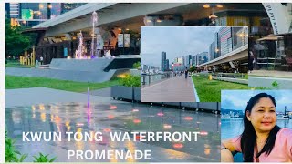 EXPLORING KWUN TONG WATERFRONT PROMENADE AT KOWLOON HONG KONG Arlyn Aquino Vlog [upl. by Kaylee174]