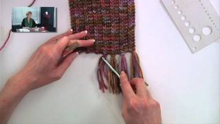 Knitting Help  Adding Fringe [upl. by Strang927]