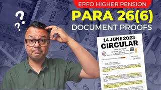 266 Proof for Joint Option form  EPF Higher Pension Scheme  Every Paisa Matters [upl. by Alvis]