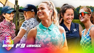 OTB SKINS 107  F9  US WOMENS DISC GOLF CHAMPIONSHIP [upl. by Questa]