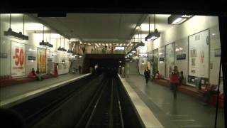 Ligne 13 du métro de Paris  La Fourche  AsnièresGLes Courtilles Quatrième partie HD [upl. by Azmah]