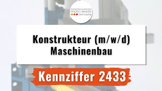 Konstrukteur mwd Maschinenbau [upl. by Flosser]