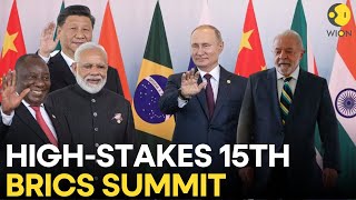 BRICS Summit 2023 BRICS leaders announce expansion of the bloc  WION LIVE [upl. by Airad228]