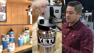 Yeti Rambler Jug Stainless Steel Cup Thermos Review [upl. by Kcirre725]