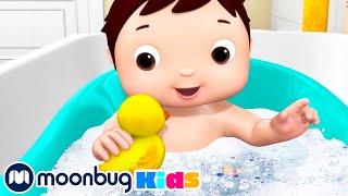 Bath Time  Educational LBB Songs  Learn with Little Baby Bum Nursery Rhymes  Moonbug Kids [upl. by Resarf]