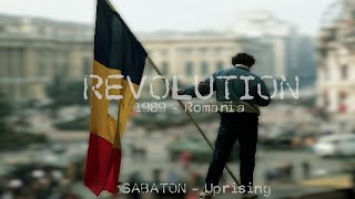 REVOLUTION  1989 Romania Sabaton  Uprising [upl. by Athenian]